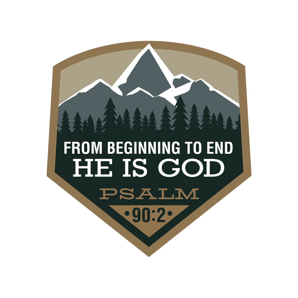 Kerusso He is God Sticker Kerusso® accessories Decal / Stickers