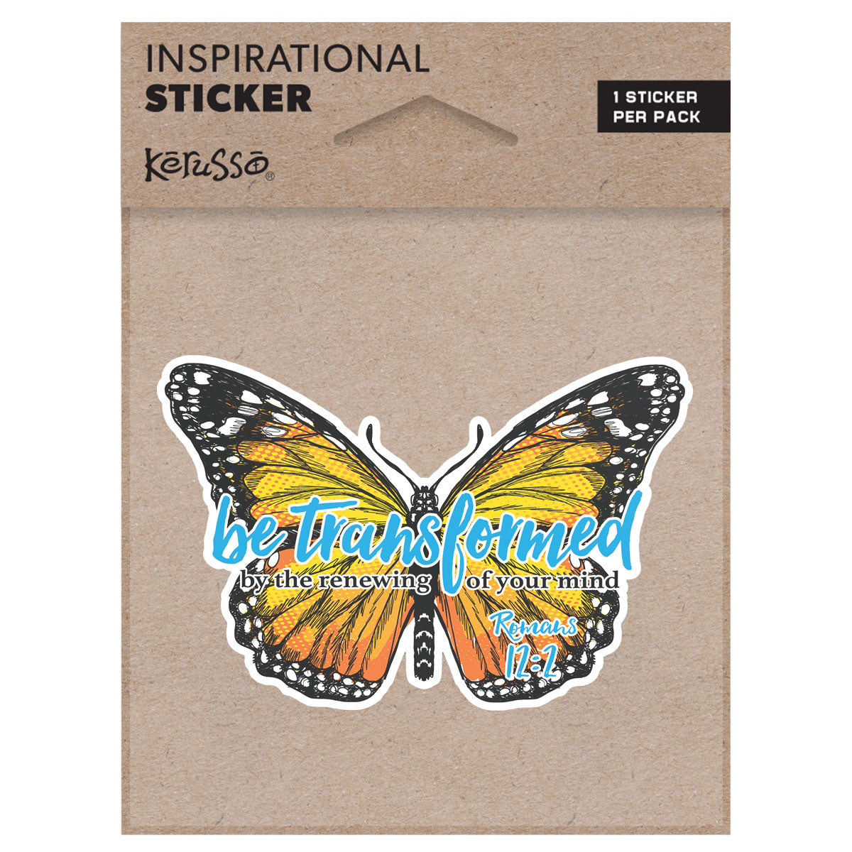 Kerusso Transformed Butterfly Sticker Kerusso® accessories Decal / Stickers