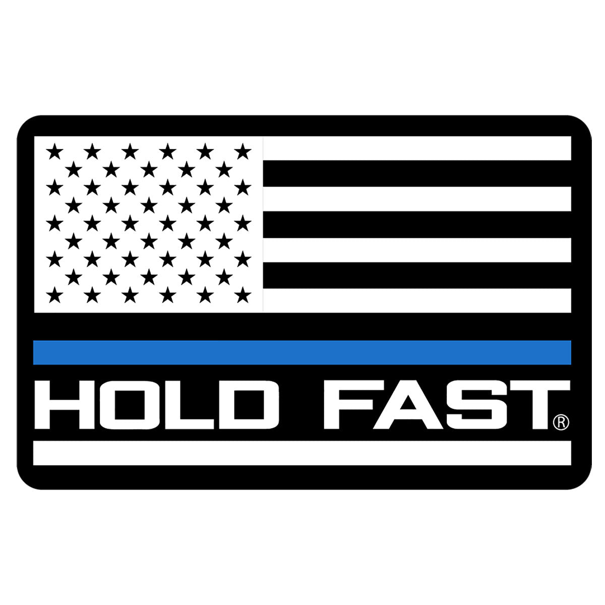 HOLD FAST Police Flag Sticker HOLD FAST® accessories Decal / Stickers