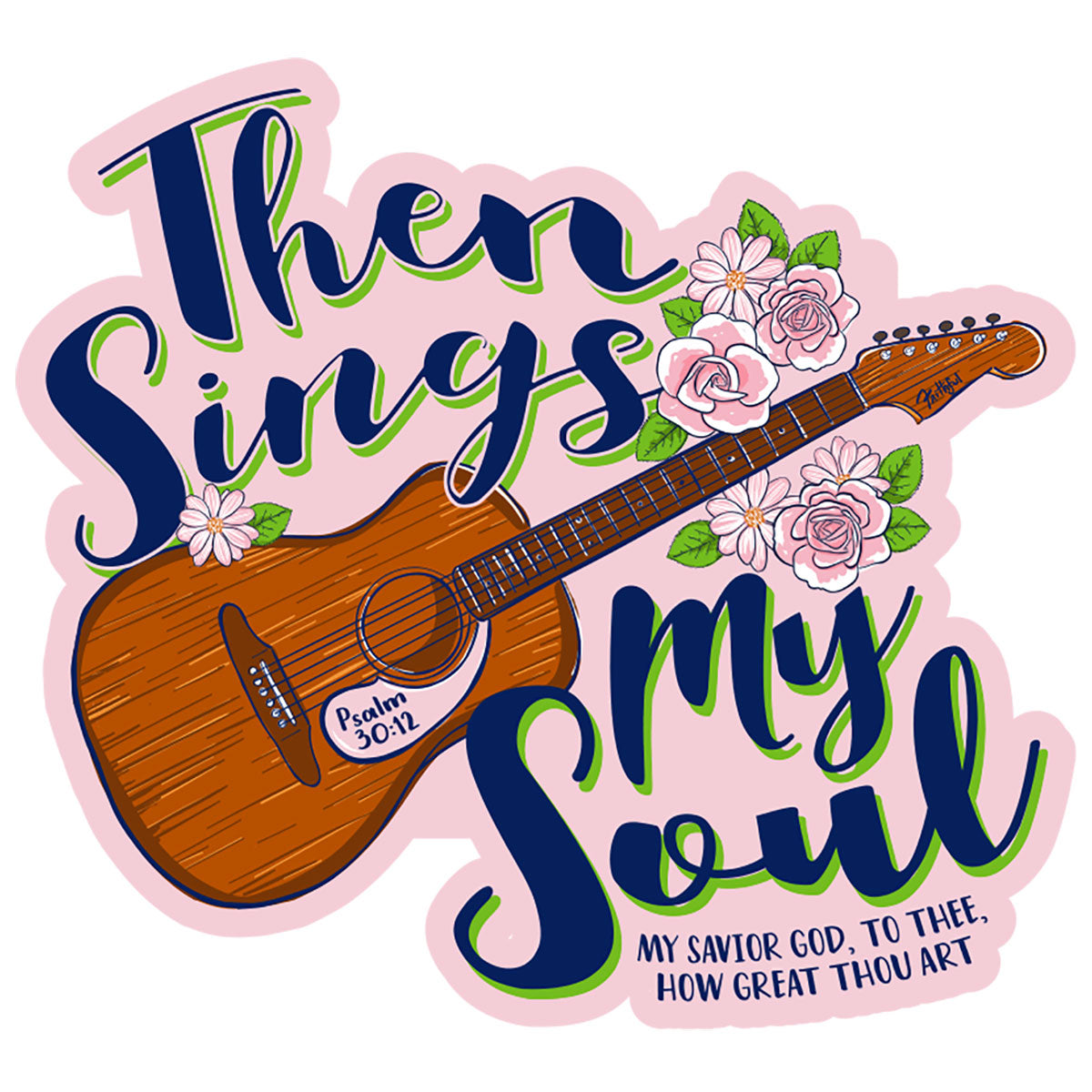 Kerusso Sticker Then Sings My Soul Kerusso® accessories Decal / Stickers