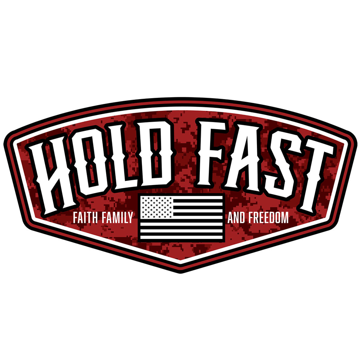 HOLD FAST Sticker Camo Badge HOLD FAST® accessories Decal / Stickers