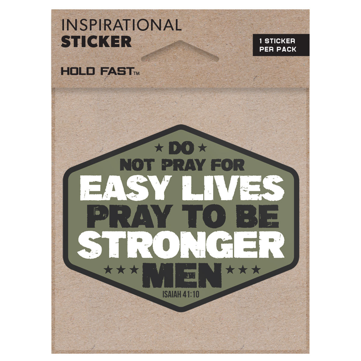 HOLD FAST Sticker Stronger Men HOLD FAST® accessories Decal / Stickers