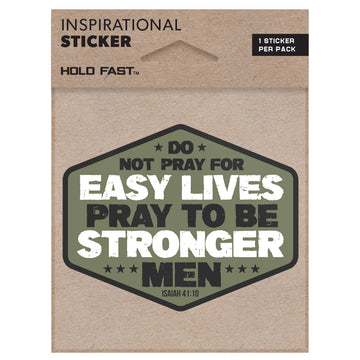 HOLD FAST Sticker Stronger Men HOLD FAST® accessories Decal / Stickers