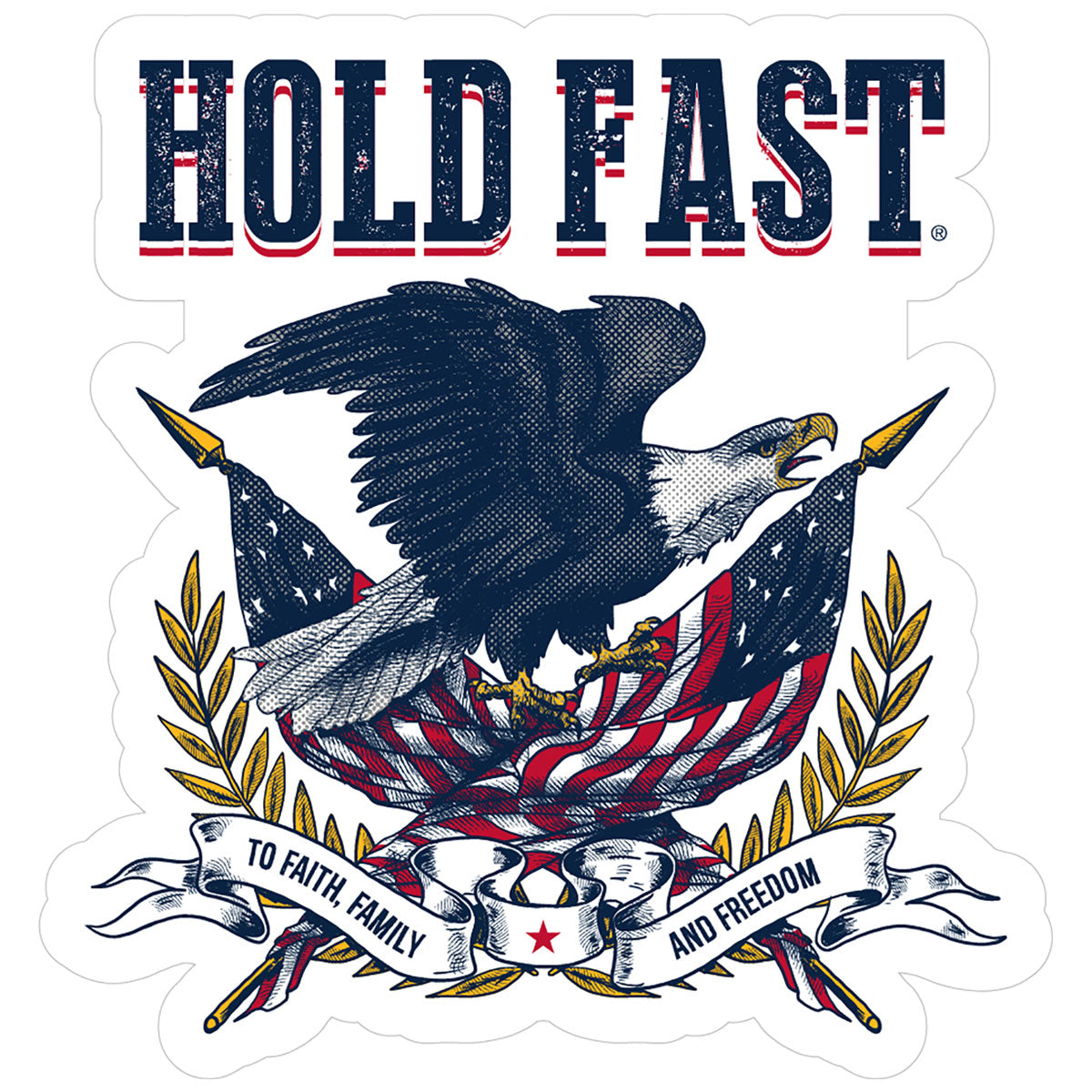 HOLD FAST Sticker Vintage Eagle HOLD FAST® accessories Decal / Stickers