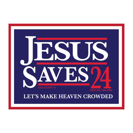 Kerusso Sticker Jesus Saves 24 Kerusso® accessories Decal / Stickers