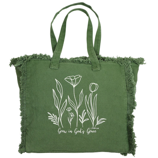 grace & truth Tote Bag Grow In God's Grace grace & truth® accessories bag tote