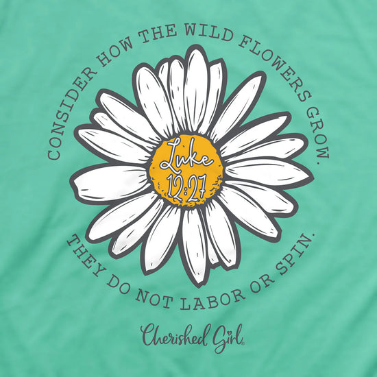 Cherished Girl Womens T-Shirt Consider The Wildflowers Cherished Girl® Apparel Short Sleeve T-shirts Women's