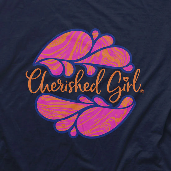 Cherished Girl Womens T-Shirt Groovy Cherished Girl® Apparel Short Sleeve T-shirts Women's