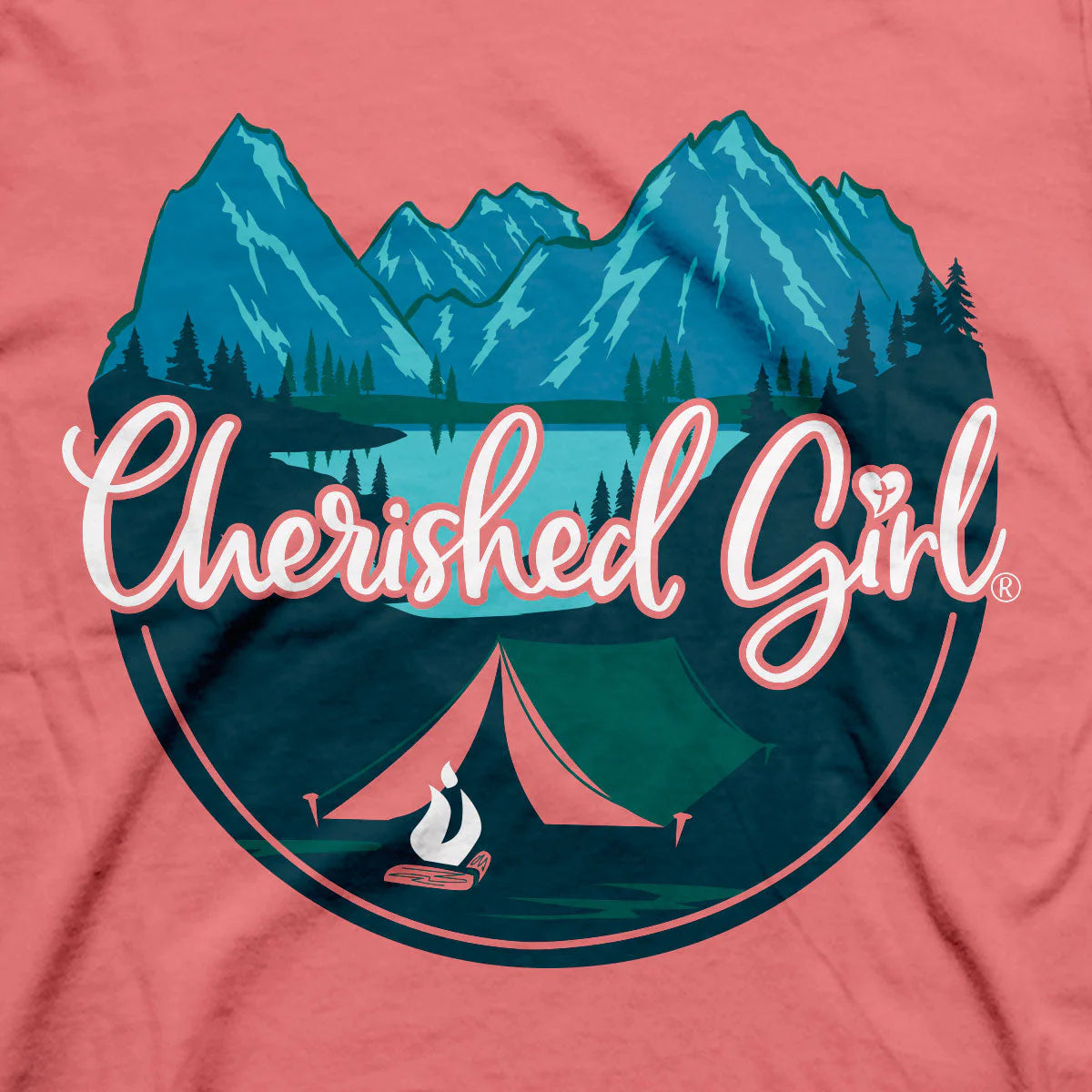 Cherished Girl Womens T-Shirt It Is Well Oval Cherished Girl® Apparel Short Sleeve T-shirts Women's
