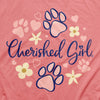 Cherished Girl Womens T-Shirt My Dog Cherished Girl® Apparel Short Sleeve T-shirts Women's