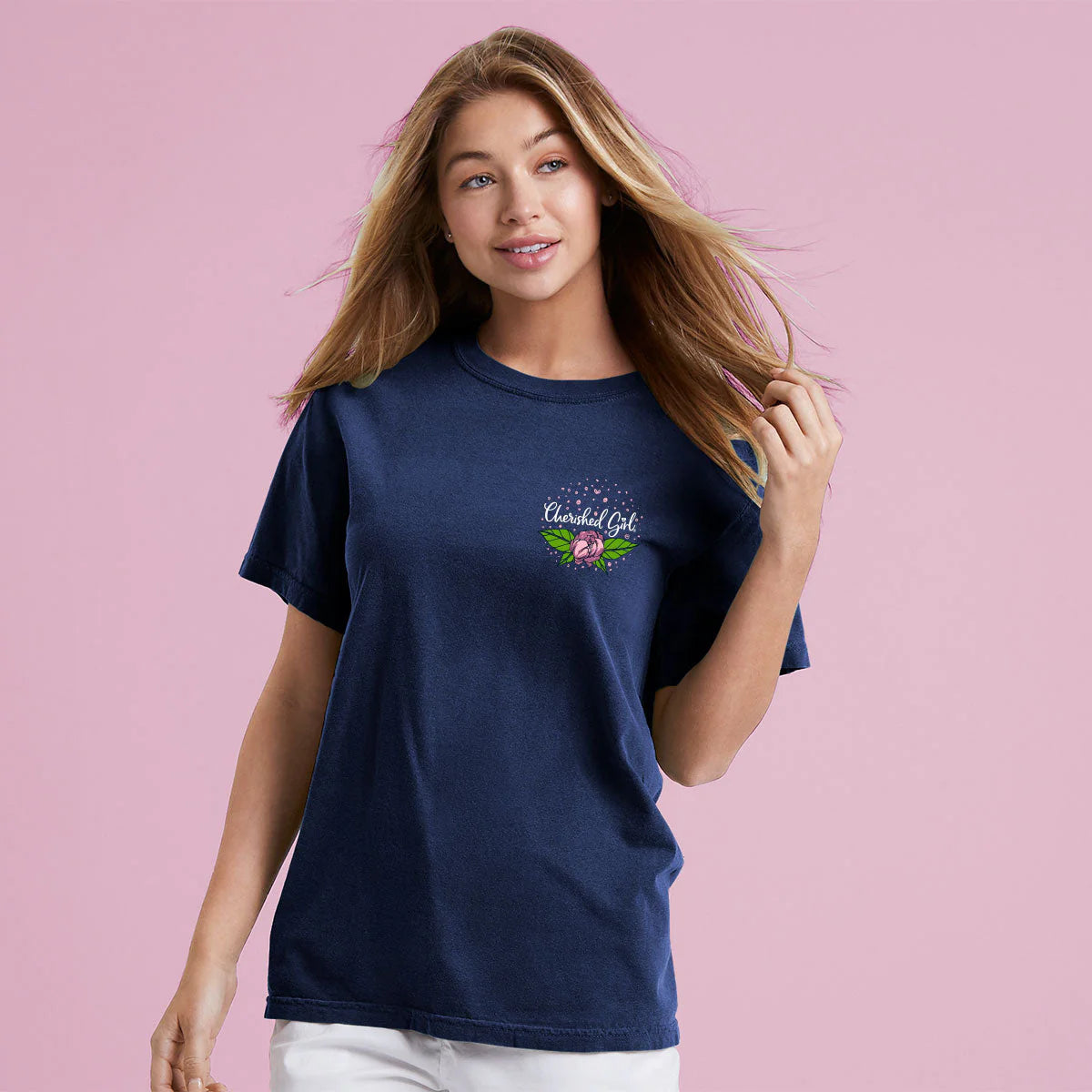 Cherished Girl Womens T-Shirt Way Maker Cherished Girl® Apparel Short Sleeve T-shirts Women's