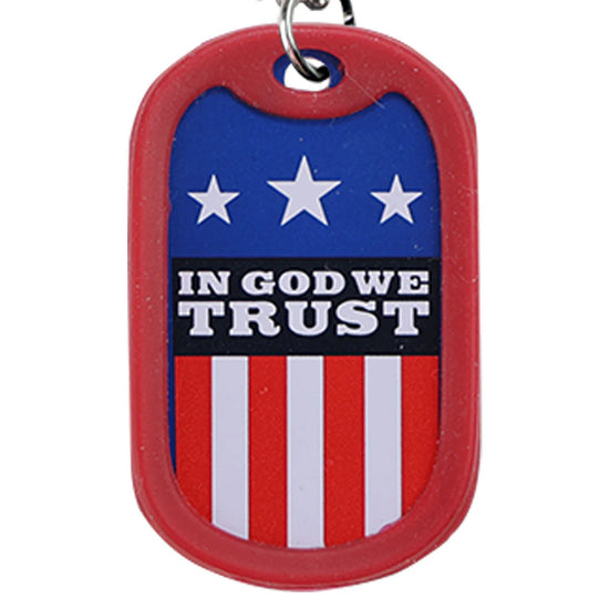 Faith Gear Dogtag Necklace In God We Trust Kerusso® accessories jewelry Mens