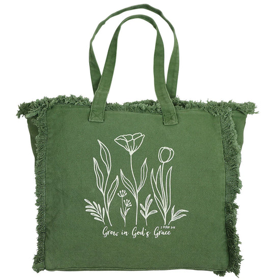 grace & truth Tote Bag Grow In God's Grace grace & truth® accessories Bags Women's