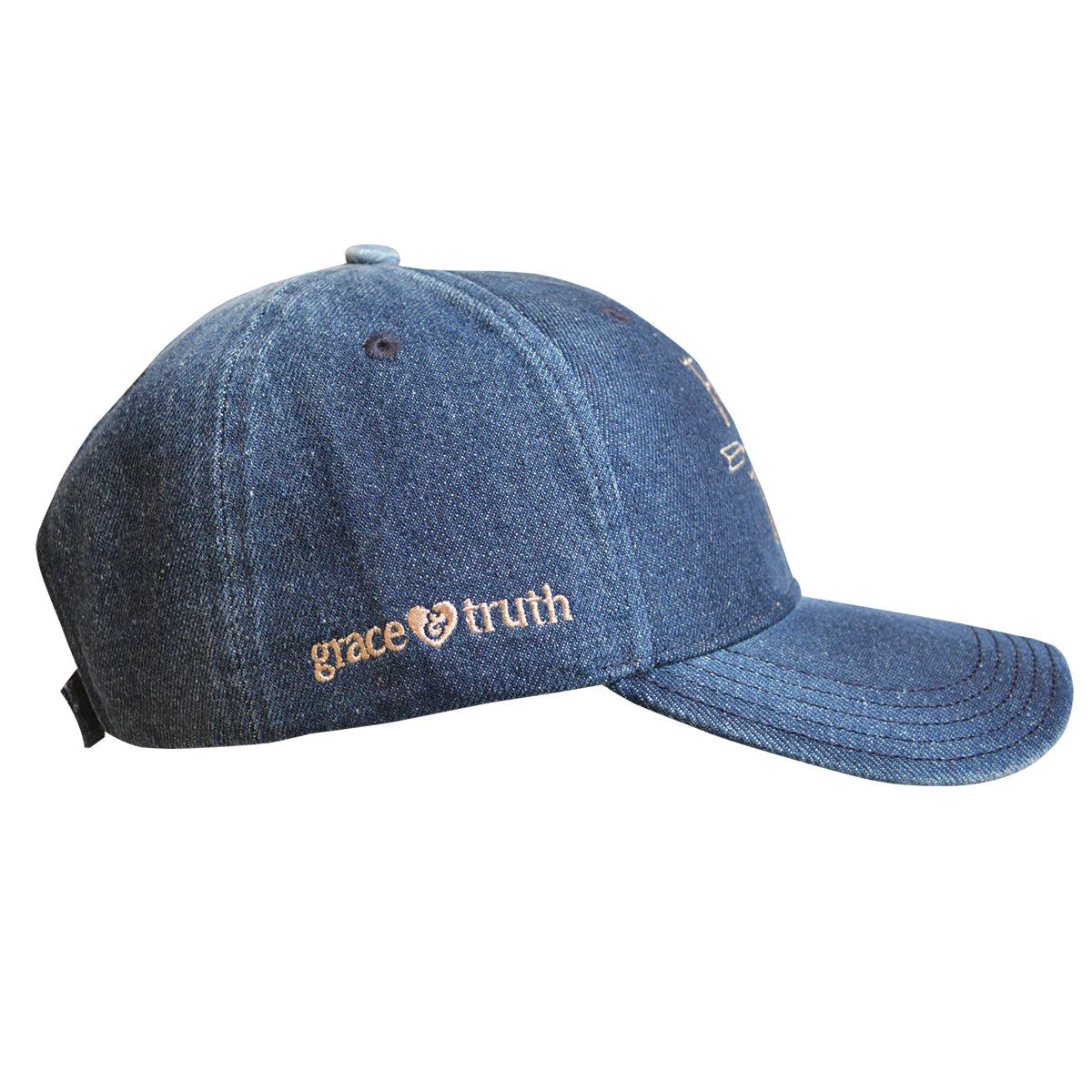 grace & truth Womens Cap Faith Over Fear grace & truth® Apparel Hats Hats / Beanies Women's
