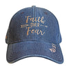 grace & truth Womens Cap Faith Over Fear grace & truth® Apparel Hats Hats / Beanies Women's