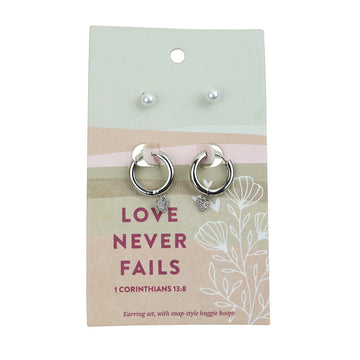 grace & truth Womens Earrings Love Never Fails grace & truth® accessories jewelry Women's