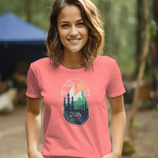 grace & truth Womens T-Shirt Faith Mountains grace & truth® Apparel Short Sleeve T-shirts Women's