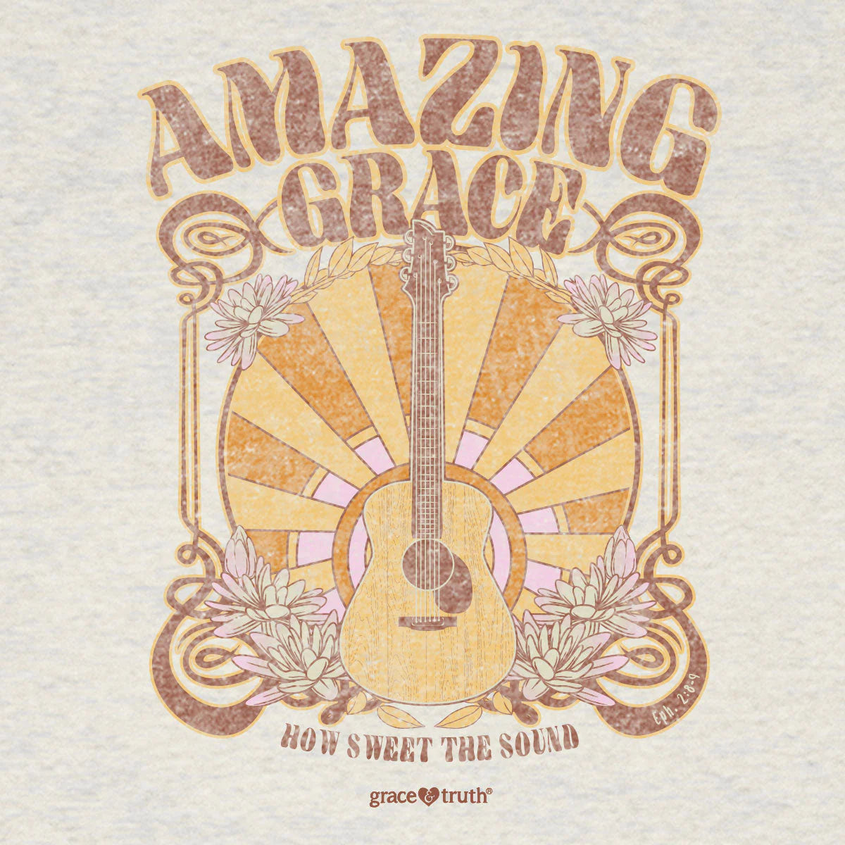 grace & truth Womens T-Shirt Grace Guitar grace & truth® Apparel T-shirts