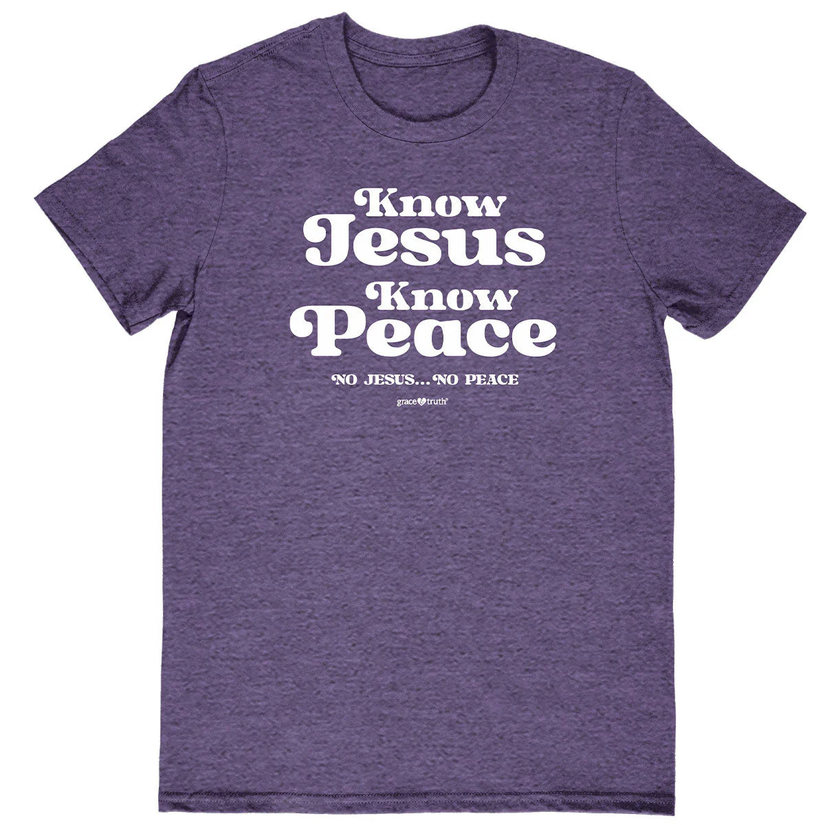 grace & truth Womens T-Shirt Know Jesus grace & truth® Apparel Short Sleeve T-shirts Women's