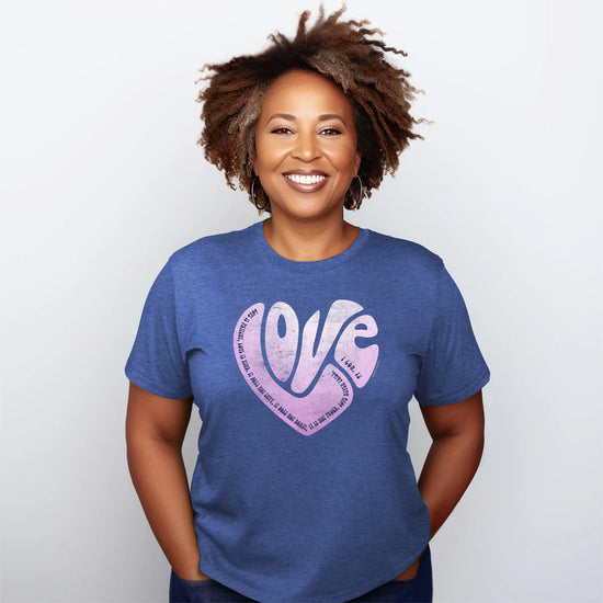 grace & truth Womens T-Shirt Love Heart grace & truth® Apparel Short Sleeve T-shirts Women's