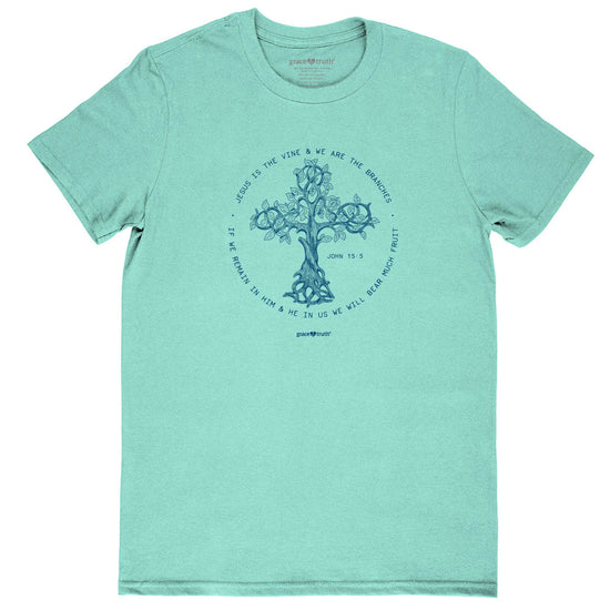 grace & truth Womens T-Shirt Thorn Cross grace & truth® Apparel Short Sleeve T-shirts Women's
