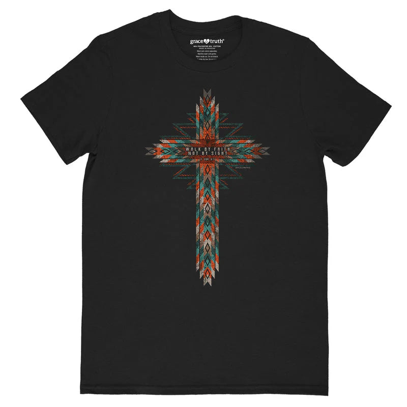 Grace & Truth Womens T-Shirt Southwestern Cross Grace & Truth® Apparel T-shirts Women's