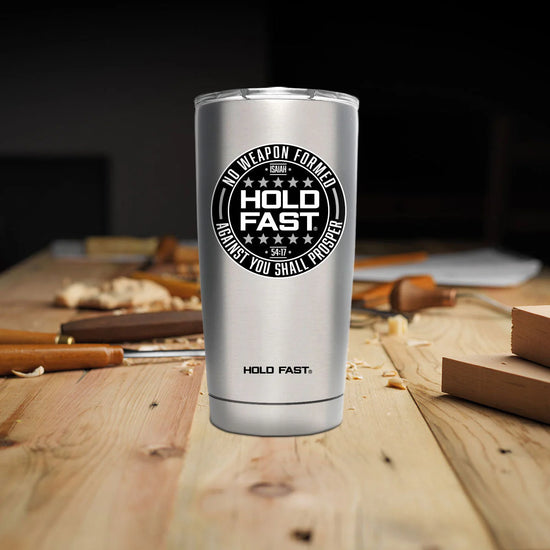 HOLD FAST 20 oz Stainless Steel Tumbler No Weapon HOLD FAST® accessories Mens New Tumblers/Cups