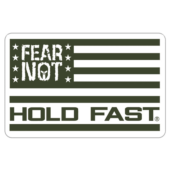 HOLD FAST Fear Not Military Sticker HOLD FAST® accessories Decals Stickers Mens
