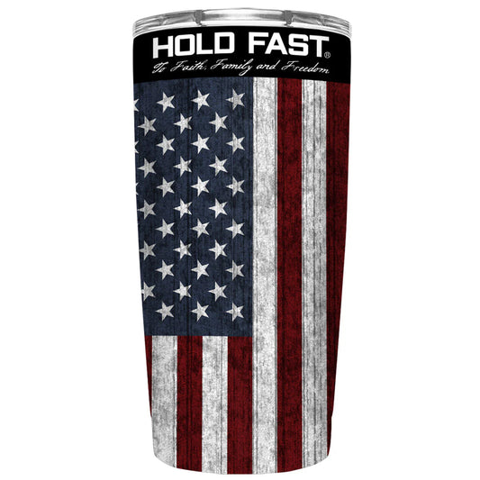 HOLD FAST Flag 20 oz Stainless Steel Tumbler HOLD FAST® accessories Mens New Tumblers/Cups