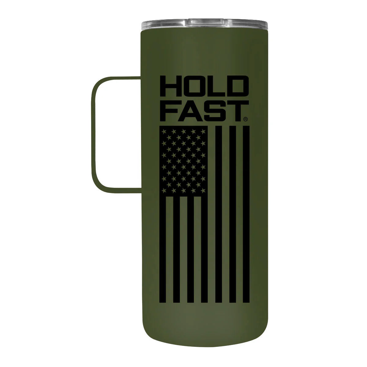 HOLD FAST Freedom Flag 22 oz Stainless Steel Tumbler With Handle HOLD FAST® accessories Mens New Tumblers/Cups