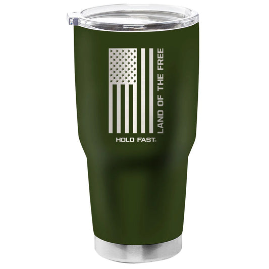 HOLD FAST Land Of The Free 30 oz Stainless Steel Tumbler HOLD FAST® accessories Mens New Tumblers/Cups
