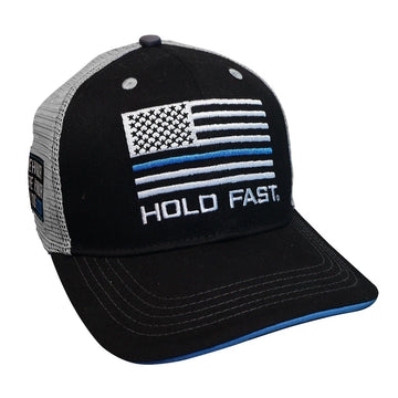 HOLD FAST Mens Cap Police Flag HOLD FAST® Apparel Hats Hats / Beanies Mens