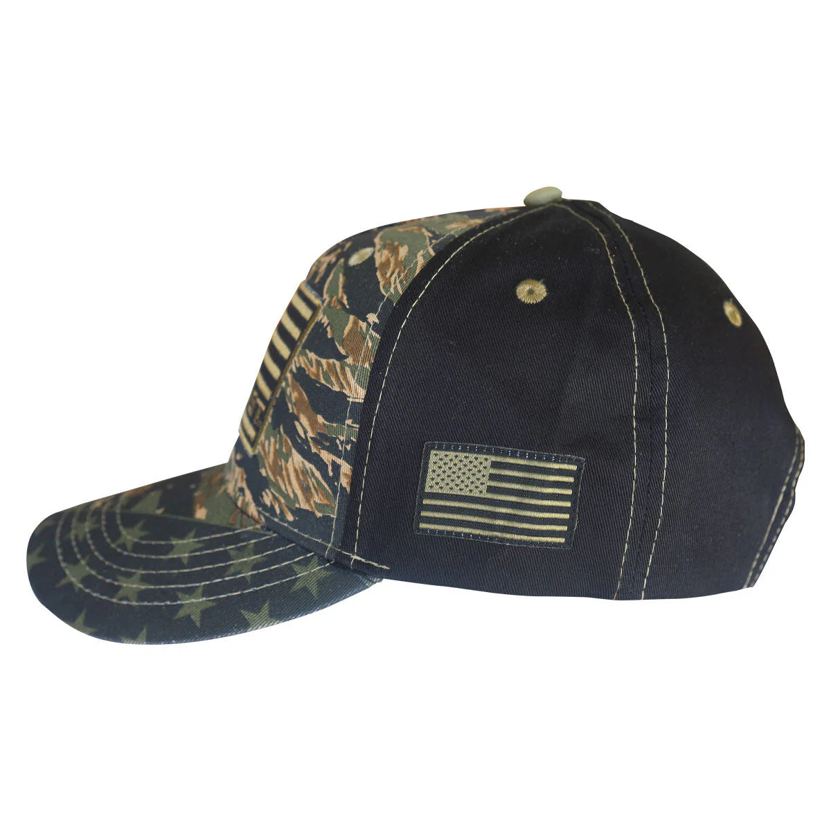 HOLD FAST Mens Cap Tiger Stripe Camo HOLD FAST® Apparel Hats Hats / Beanies Mens