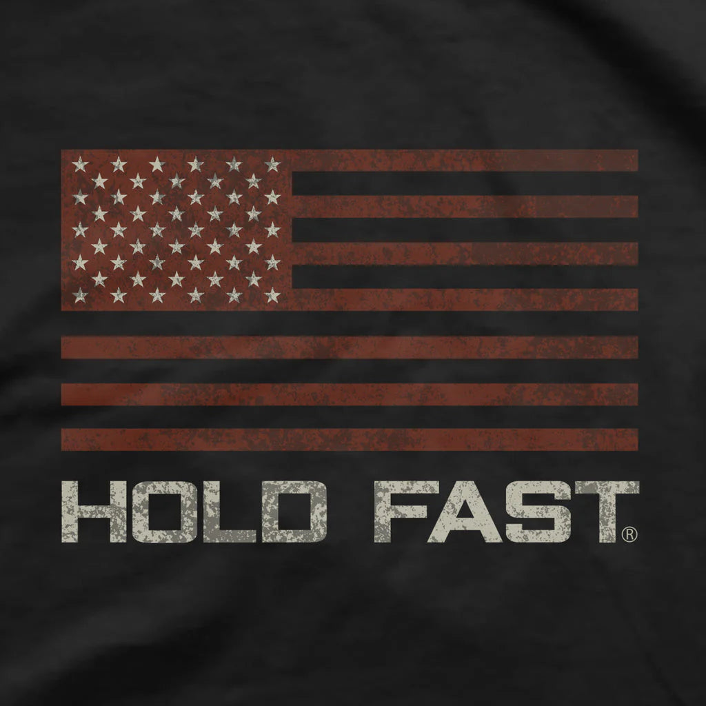 HOLD FAST Mens T-Shirt Never Give Up HOLD FAST® Apparel Mens Short Sleeve T-shirts