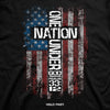 HOLD FAST Mens T-Shirt One Nation Flag HOLD FAST® Apparel Mens Short Sleeve T-shirts