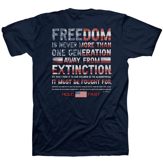 HOLD FAST Mens T-Shirt Reagan Freedom HOLD FAST® Apparel Mens Short Sleeve T-shirts