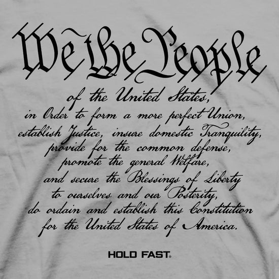 HOLD FAST Mens T-Shirt We The People HOLD FAST® Apparel Mens Short Sleeve T-shirts