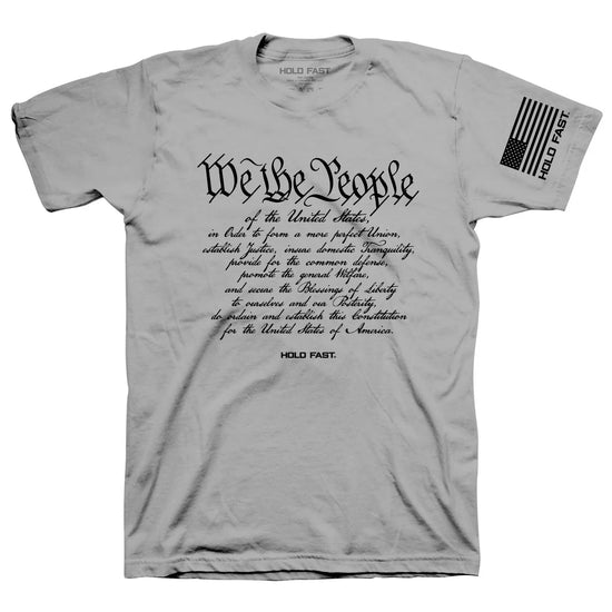 HOLD FAST Mens T-Shirt We The People HOLD FAST® Apparel Mens Short Sleeve T-shirts