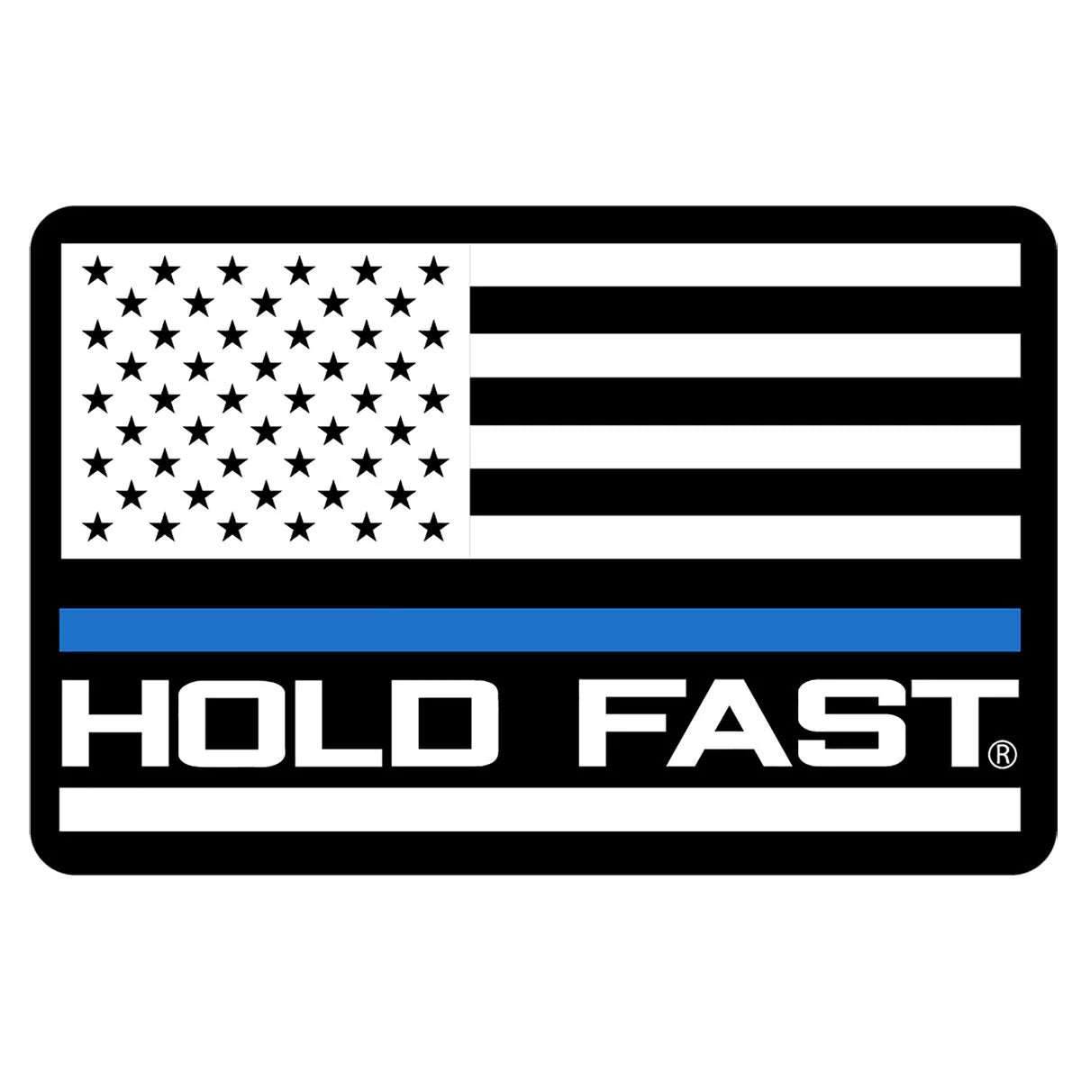 HOLD FAST Police Flag Sticker HOLD FAST® accessories Mens