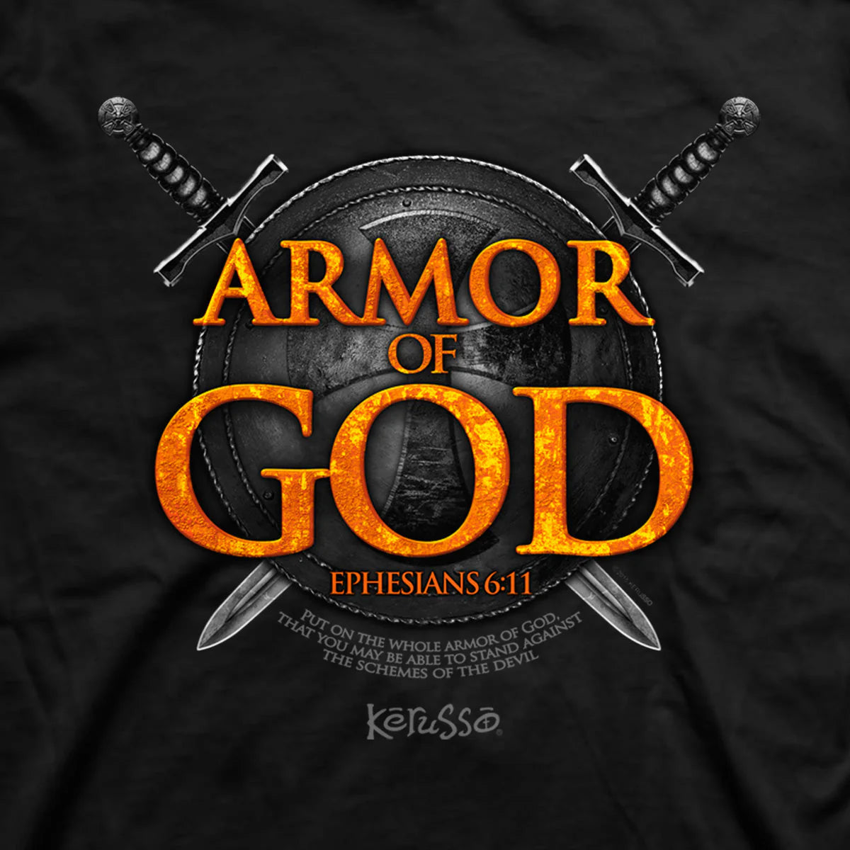 Kerusso Christian T-Shirt Armor of God Kerusso® Apparel Mens New Short Sleeve T-shirts