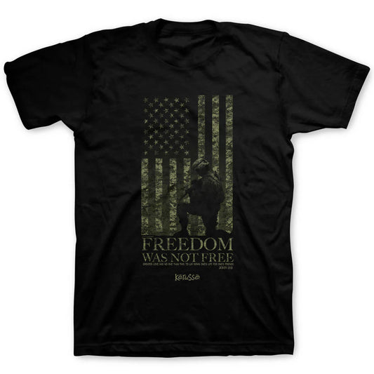 Kerusso Christian T-Shirt Freedom Was Not Free Kerusso® Apparel Mens Short Sleeve T-shirts