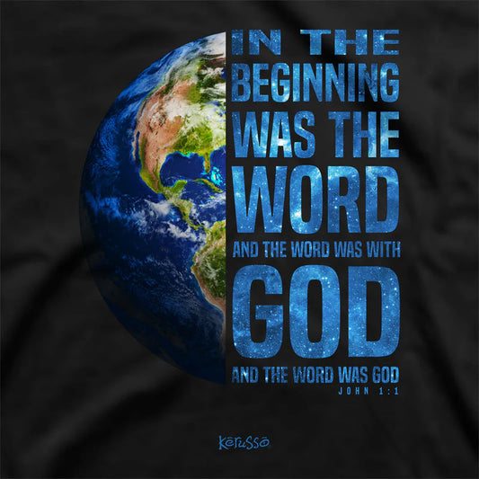 Kerusso Christian T-Shirt In The Beginning God Created Kerusso® Apparel Mens Short Sleeve T-shirts Top Seller Women's