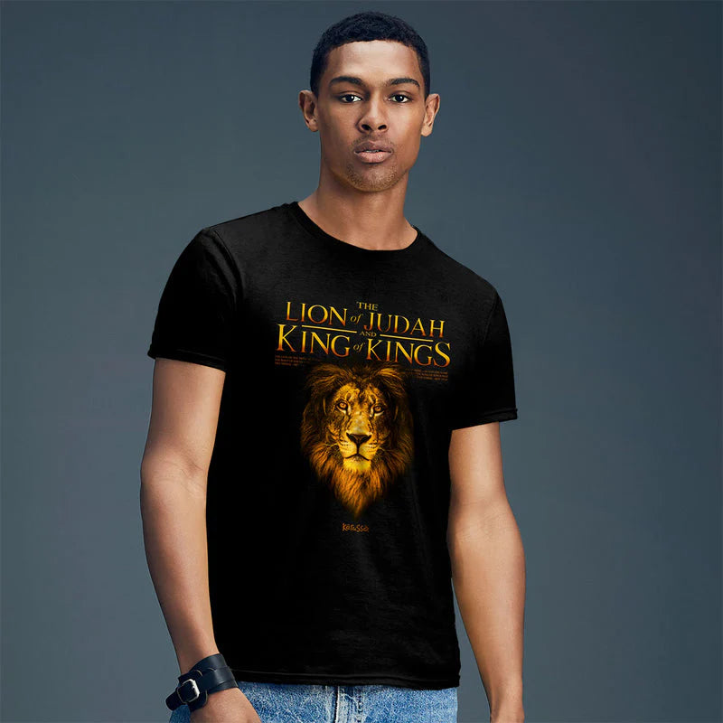 Kerusso Christian T-Shirt Lion Of Judah Kerusso® Apparel Mens Short Sleeve T-shirts Women's