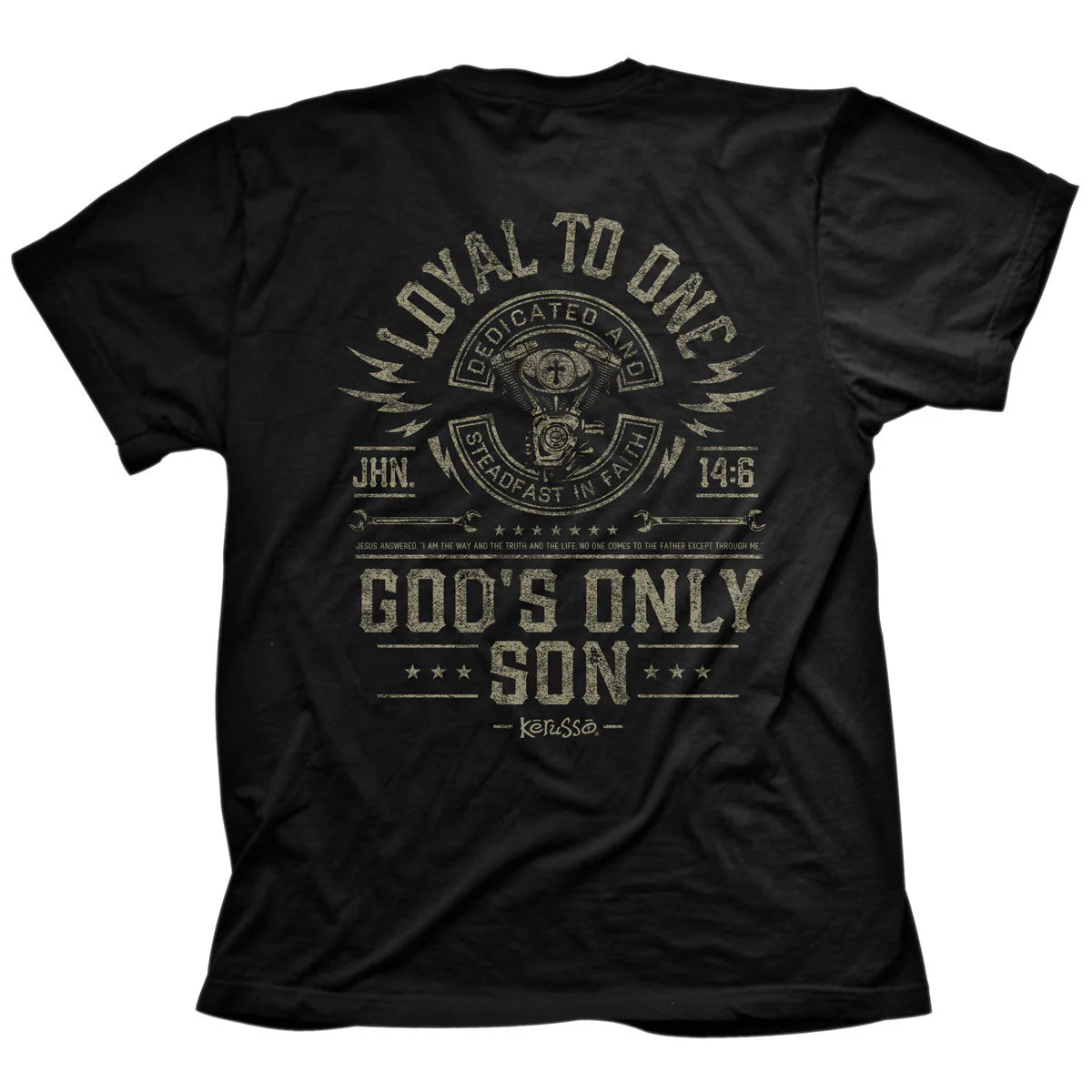 Kerusso Mens T-Shirt Loyal Kerusso® Apparel Mens New Short Sleeve T-shirts