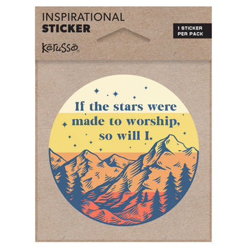 Kerusso Sticker Stars Were Made To Worship Kerusso® accessories Mens New Women's